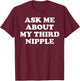 Funny Embarrassing Bachelorette Party T-Shirt - T-Shirt | Maroon