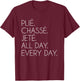 Plie Chasse Jete Ballet Dancing Ballerina Ballet Dancer T-Shirt - T-Shirt | Maroon