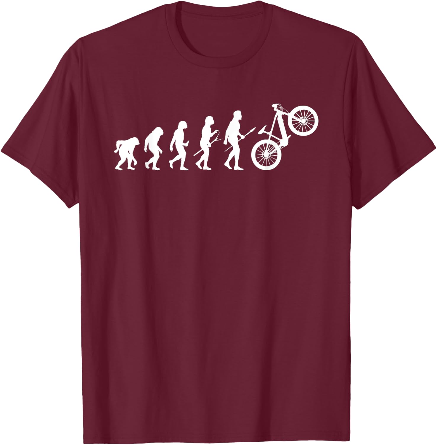 Electric Dirt Biker Bike T-Shirt - T-Shirt | Maroon