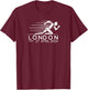 Marathon LONDON 2025 For Marathon Lovers T-Shirt - T-Shirt | Maroon