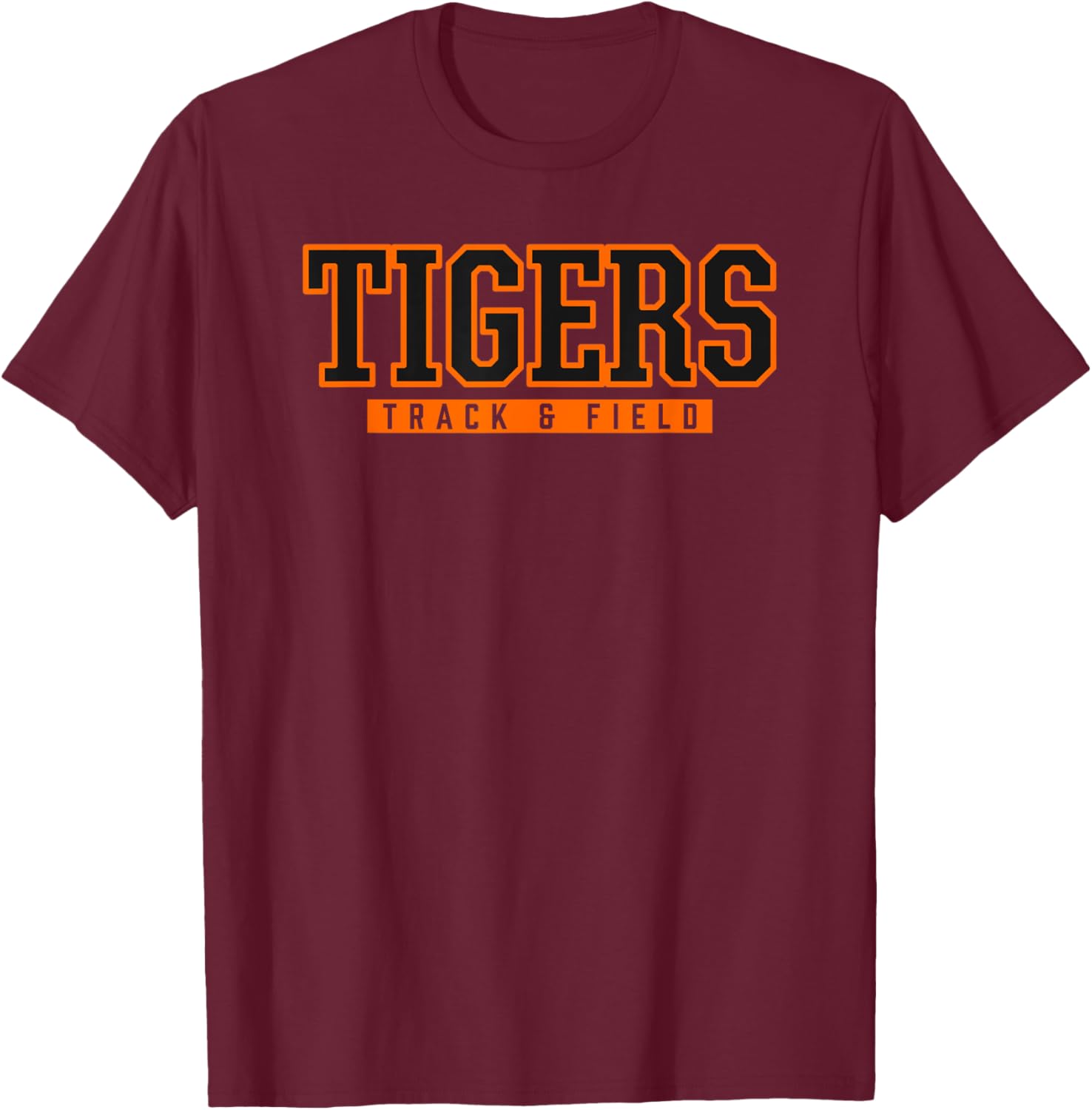 Technical Tigers Track & Field T-Shirt - T-Shirt | Maroon