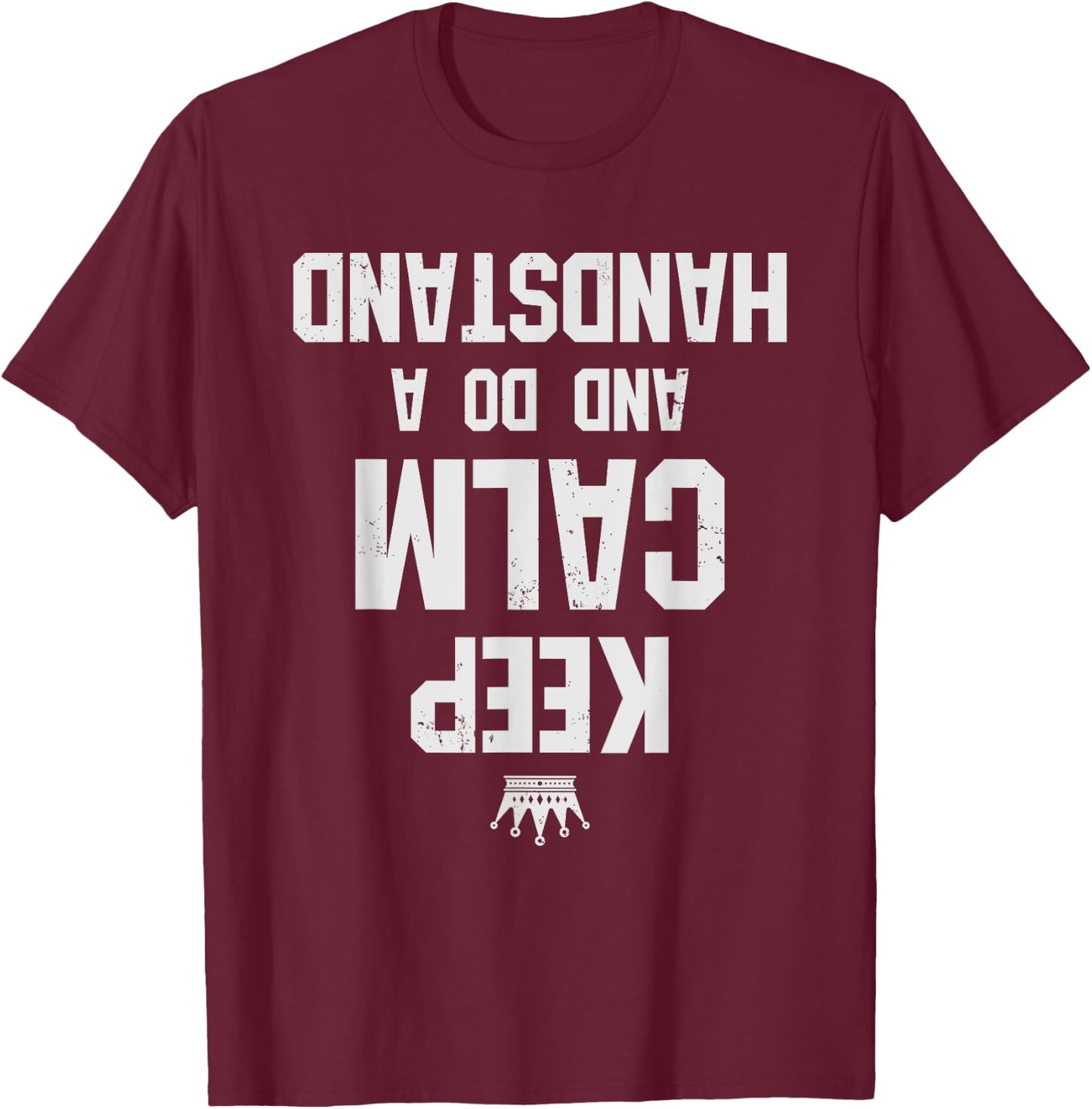 Gymnastics Coach - Do A Handstand T-Shirt - T-Shirt | Maroon