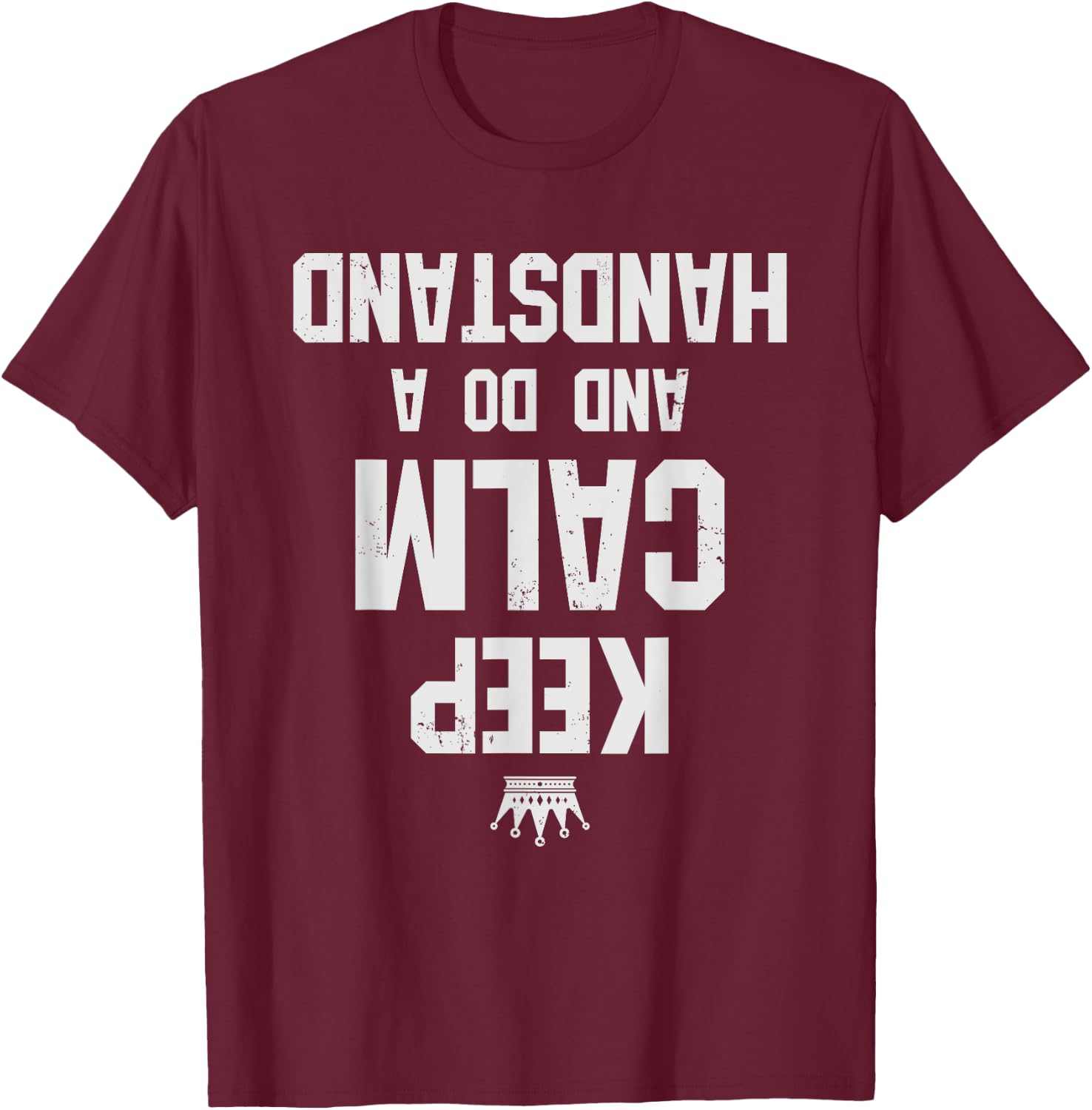 Gymnastics Coach - Do A Handstand T-Shirt - T-Shirt | Maroon