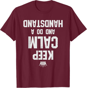 Gymnastics Coach - Do A Handstand T-Shirt - T-Shirt | Maroon