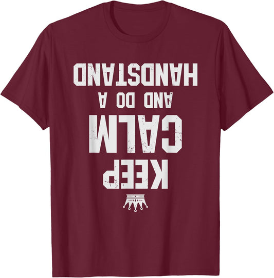 Gymnastics Coach - Do A Handstand T-Shirt - T-Shirt | Maroon