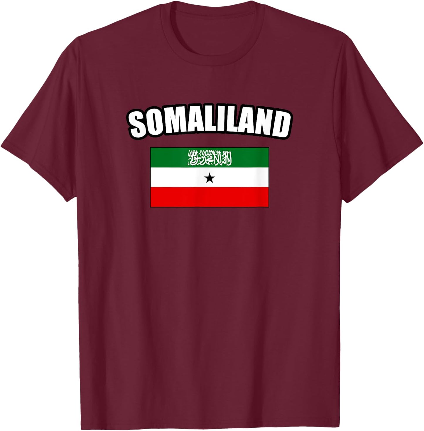 Somaliland T-Shirt - T-Shirt | Maroon