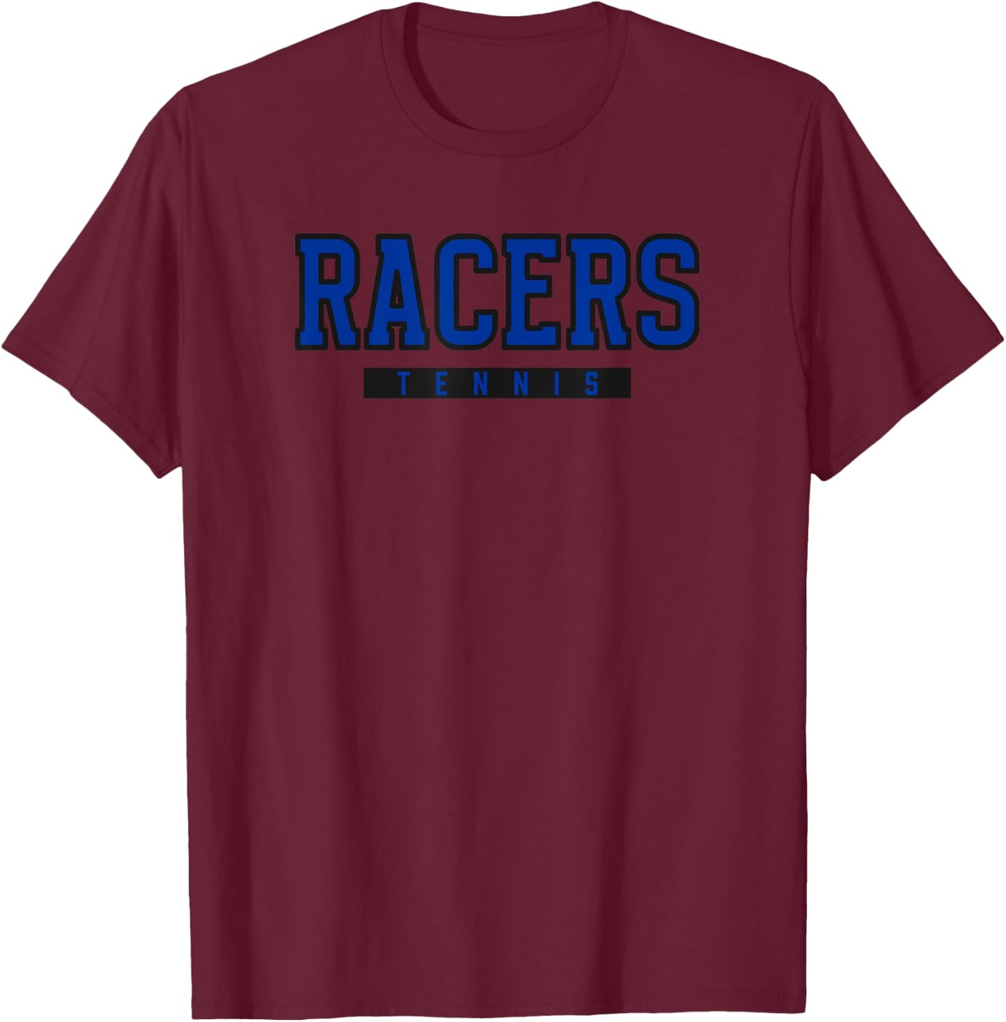 Newcastle Racers Tennis T-Shirt - T-Shirt | Maroon