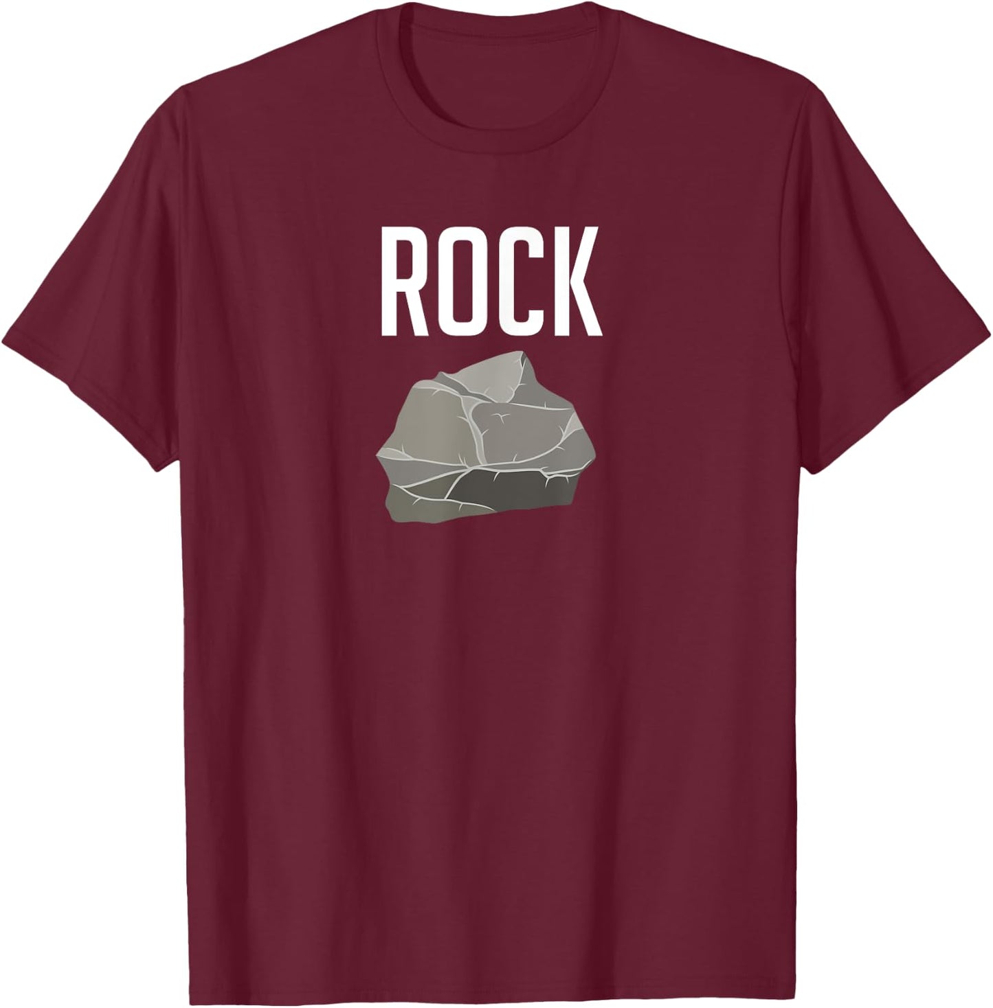 Funny Matching Rock Paper Scissors Halloween Costume T-Shirt - T-Shirt | Maroon