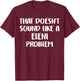 Eleni Personalized Cute Flower Girls Eleni Name T-Shirt - T-Shirt | Maroon