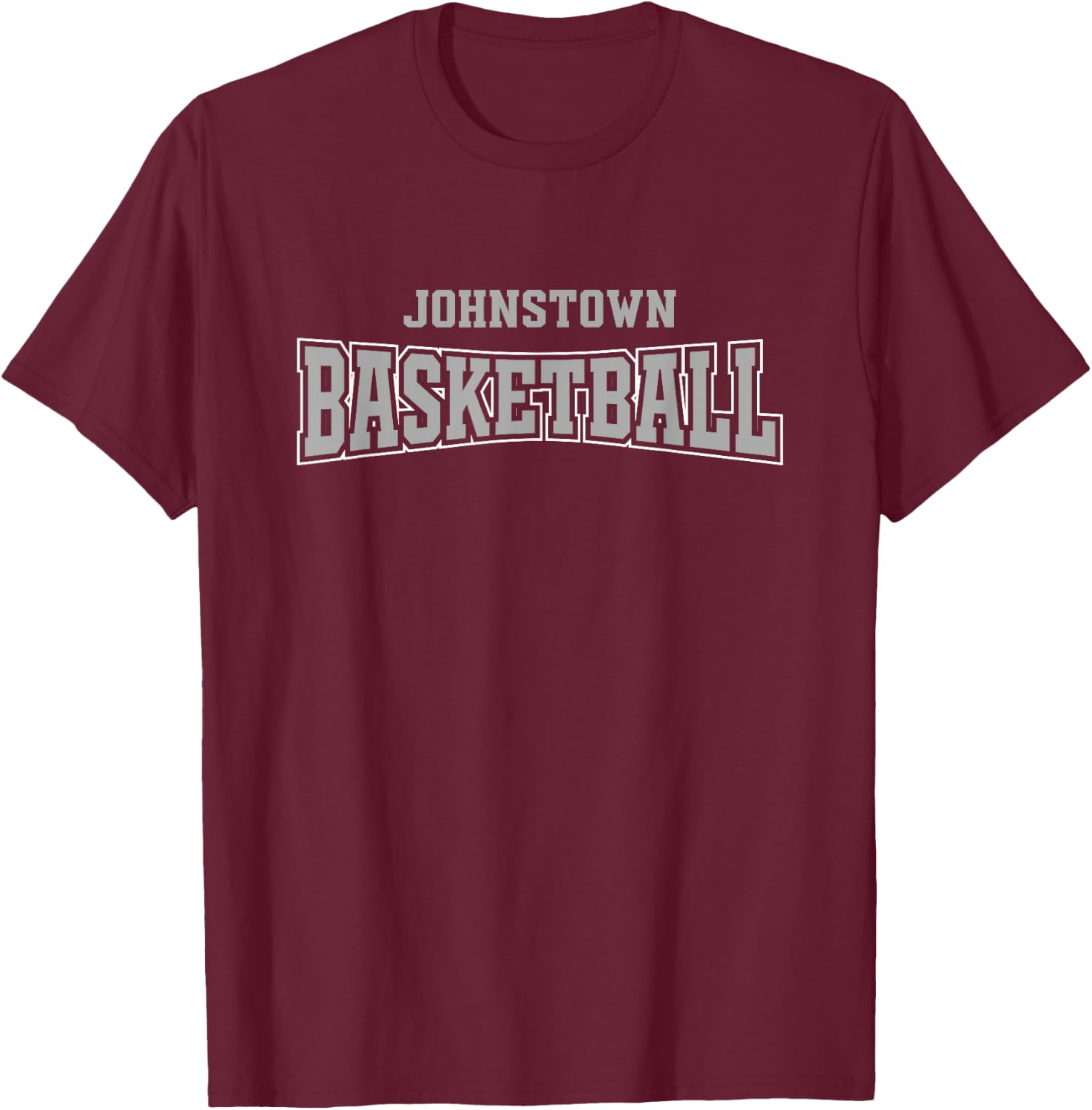 Johnstown High School Basketball Warp HS T-Shirt - T-Shirt | Maroon