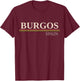 Burgos Spain T-Shirt - T-Shirt | Maroon