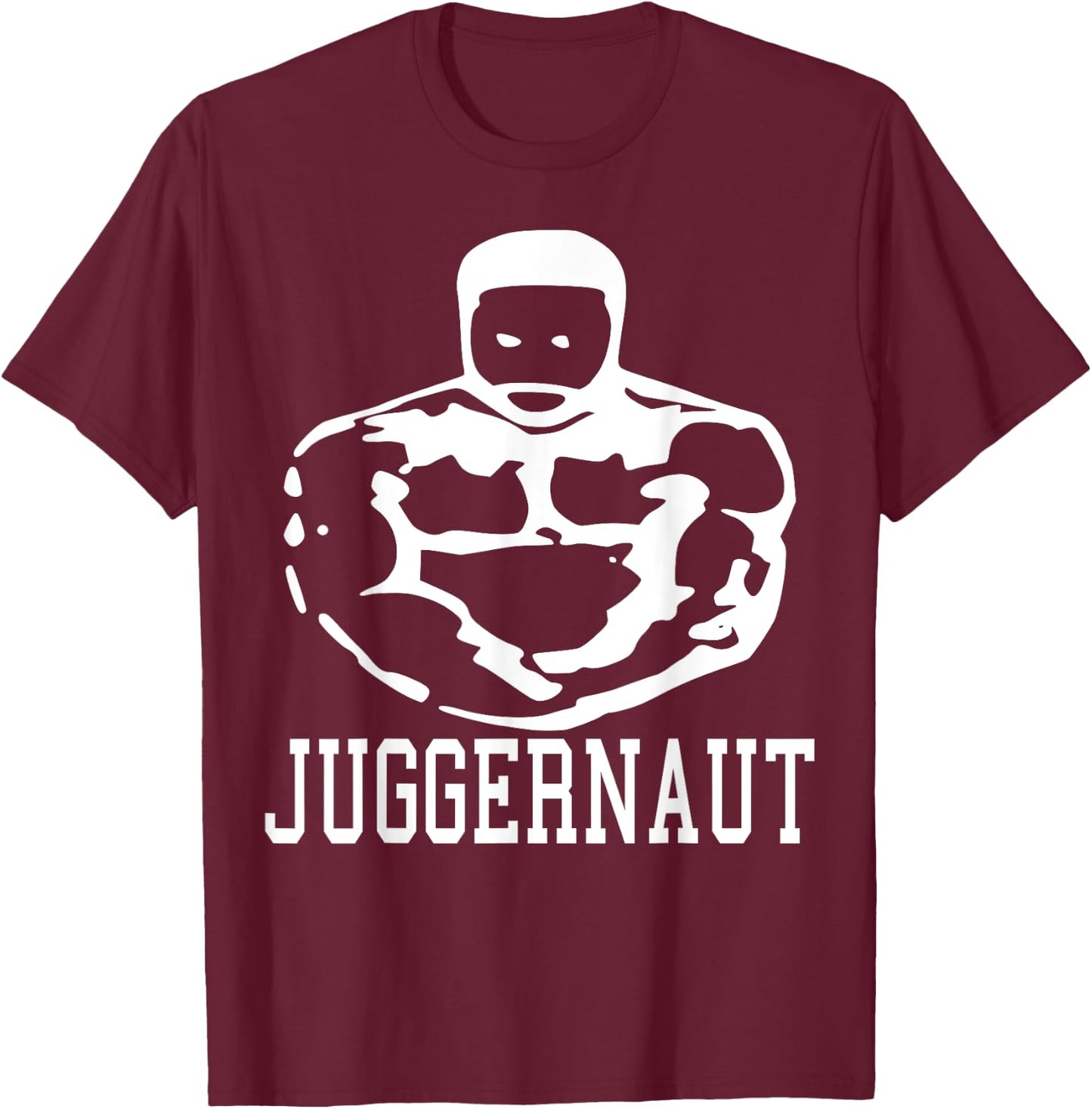 Juggernaut Strong Man T-Shirt - T-Shirt | Maroon