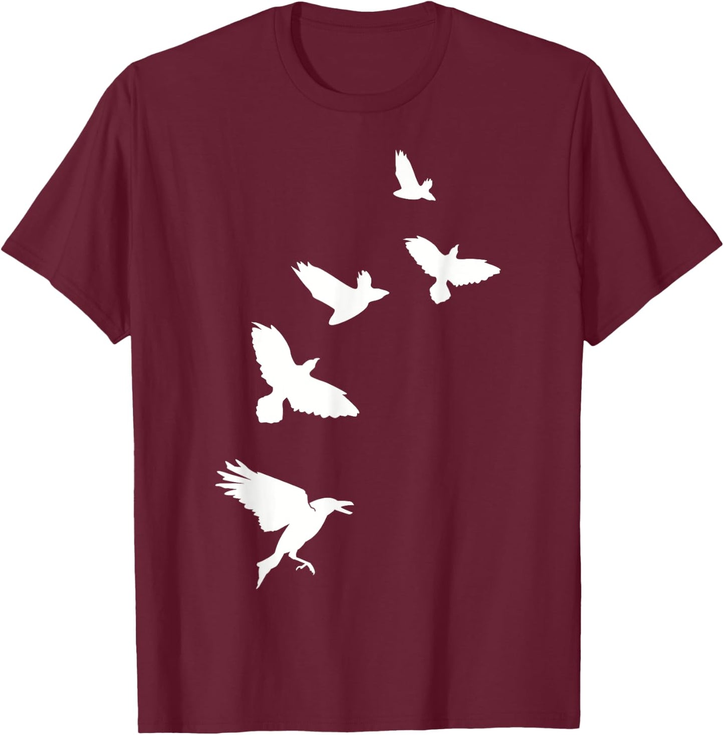 Raven T-Shirt - T-Shirt | Maroon