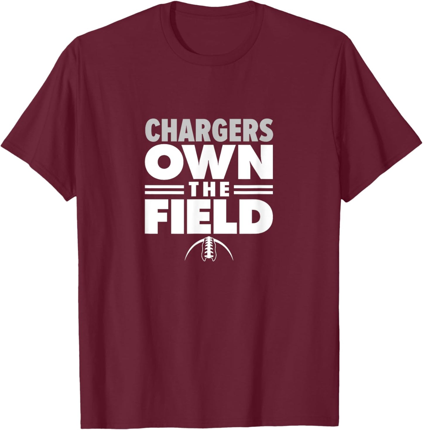 Corner Canyon High School Own the Field T-Shirt - T-Shirt | Maroon