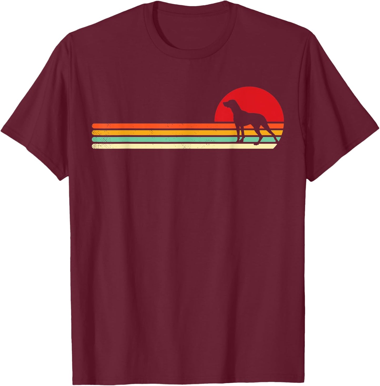 Retro German Shorthaired Pointer Gifts Shorthair Pointer Dog T-Shirt - T-Shirt | Maroon