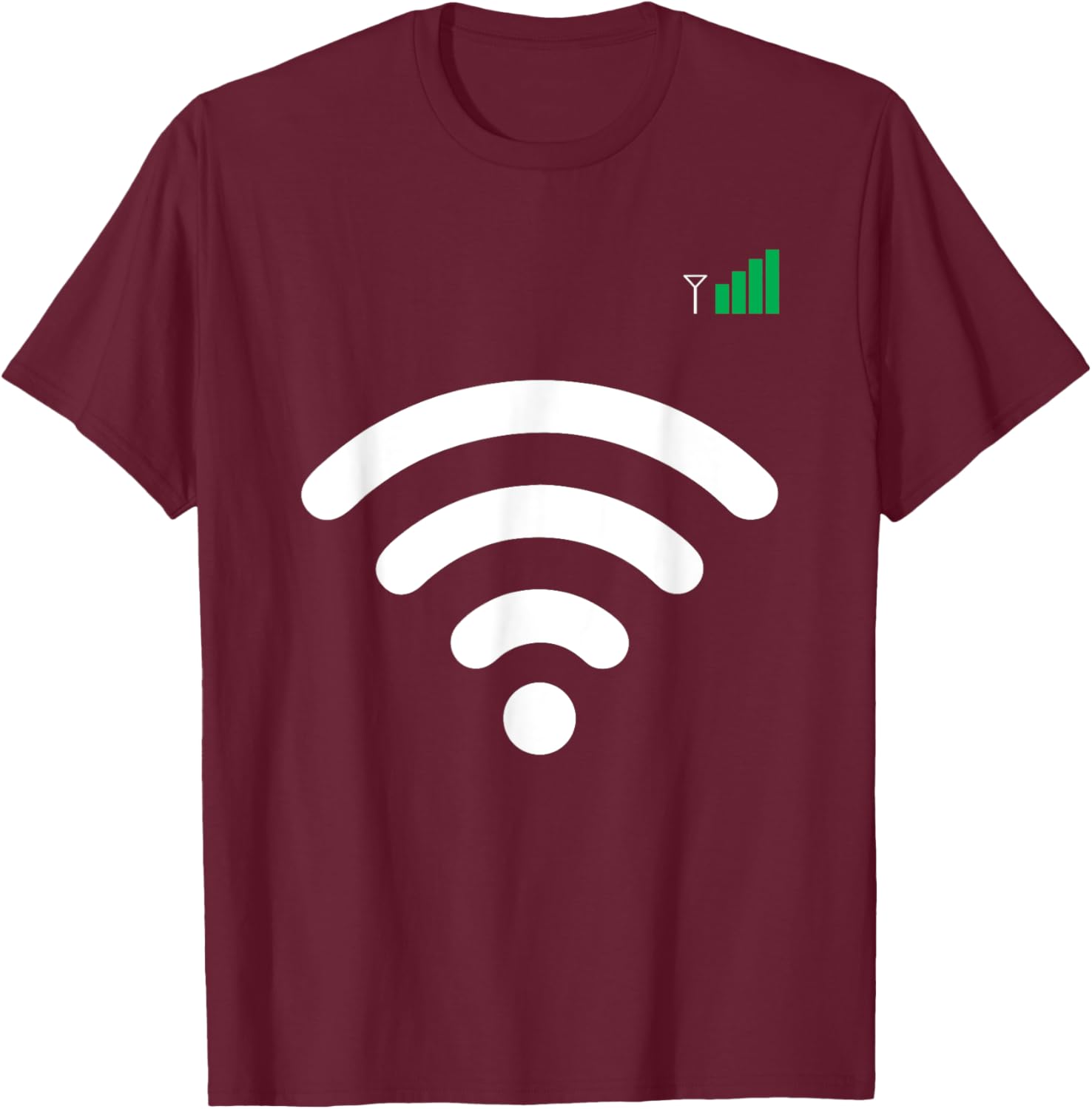 I'm WiFi Router Funny IT Network Engineer Halloween Costume T-Shirt - T-Shirt | Maroon