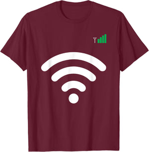 I'm WiFi Router Funny IT Network Engineer Halloween Costume T-Shirt - T-Shirt | Maroon