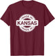 KANSAS Home - Made in Kansas - Classic T-Shirt - T-Shirt | Maroon
