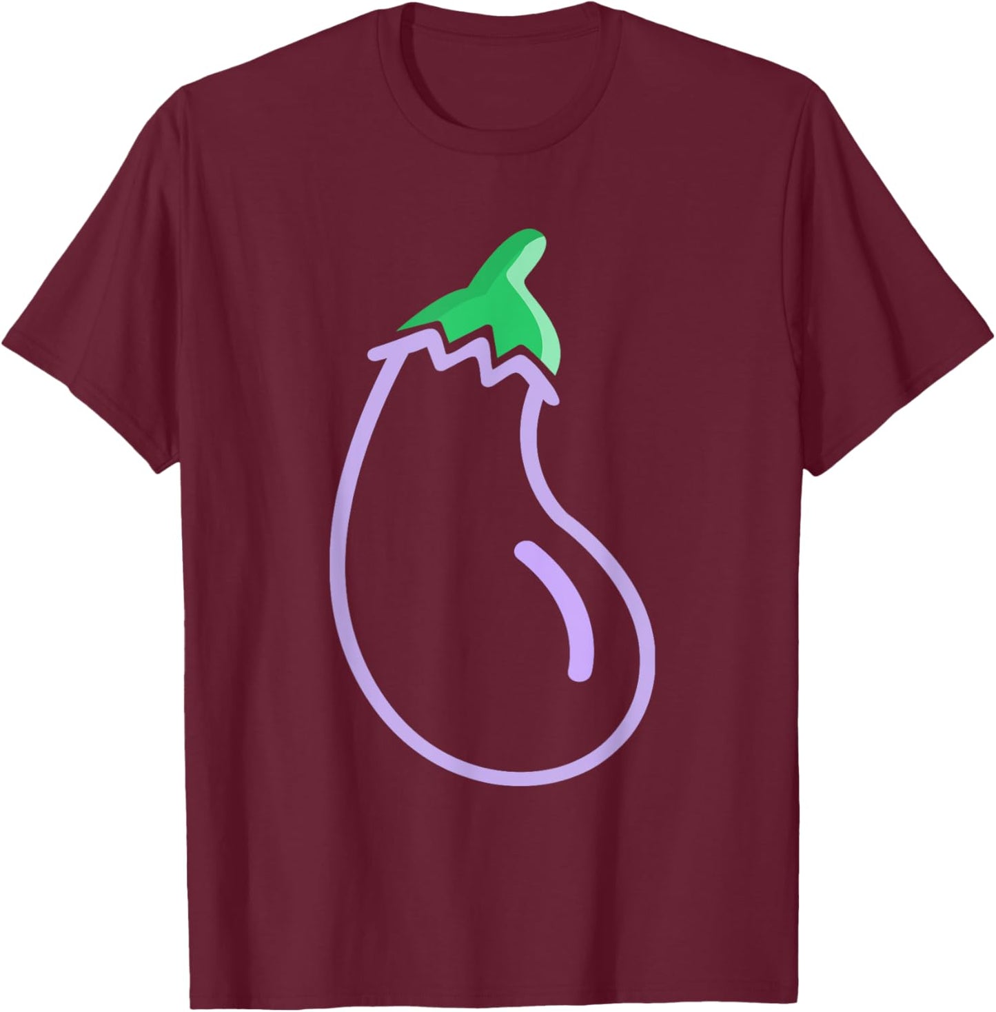Eggplant costume Vegetable Vegan Adult Women Men Kids T-Shirt - T-Shirt | Maroon