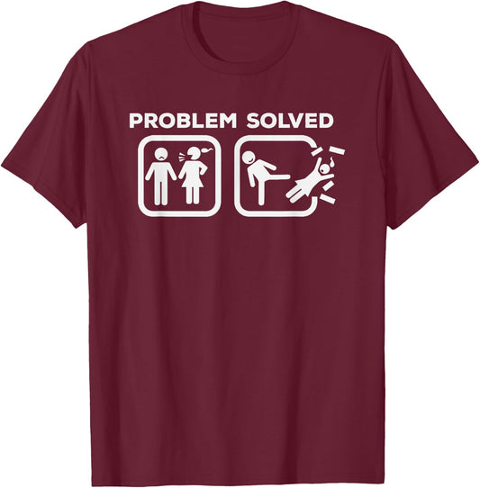 Divorced Funny Divorce T-Shirt - T-Shirt | Maroon