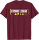 Euchre Champion Card Game Playing Vintage Euchre Legend T-Shirt - T-Shirt | Maroon