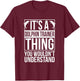 Dolphin Trainer Sea Ocea Animals Lover Funny Dolphin Trainer T-Shirt - T-Shirt | Maroon