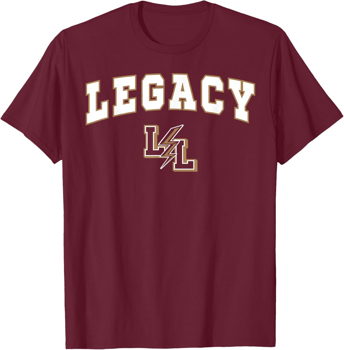 Legacy Senior High School Lightning C2 T-Shirt - T-Shirt | Maroon
