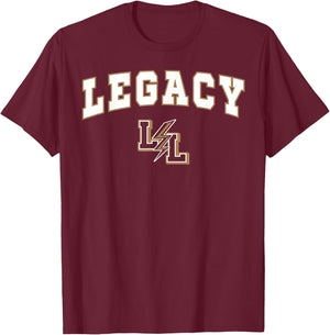 Legacy Senior High School Lightning C2 T-Shirt - T-Shirt | Maroon