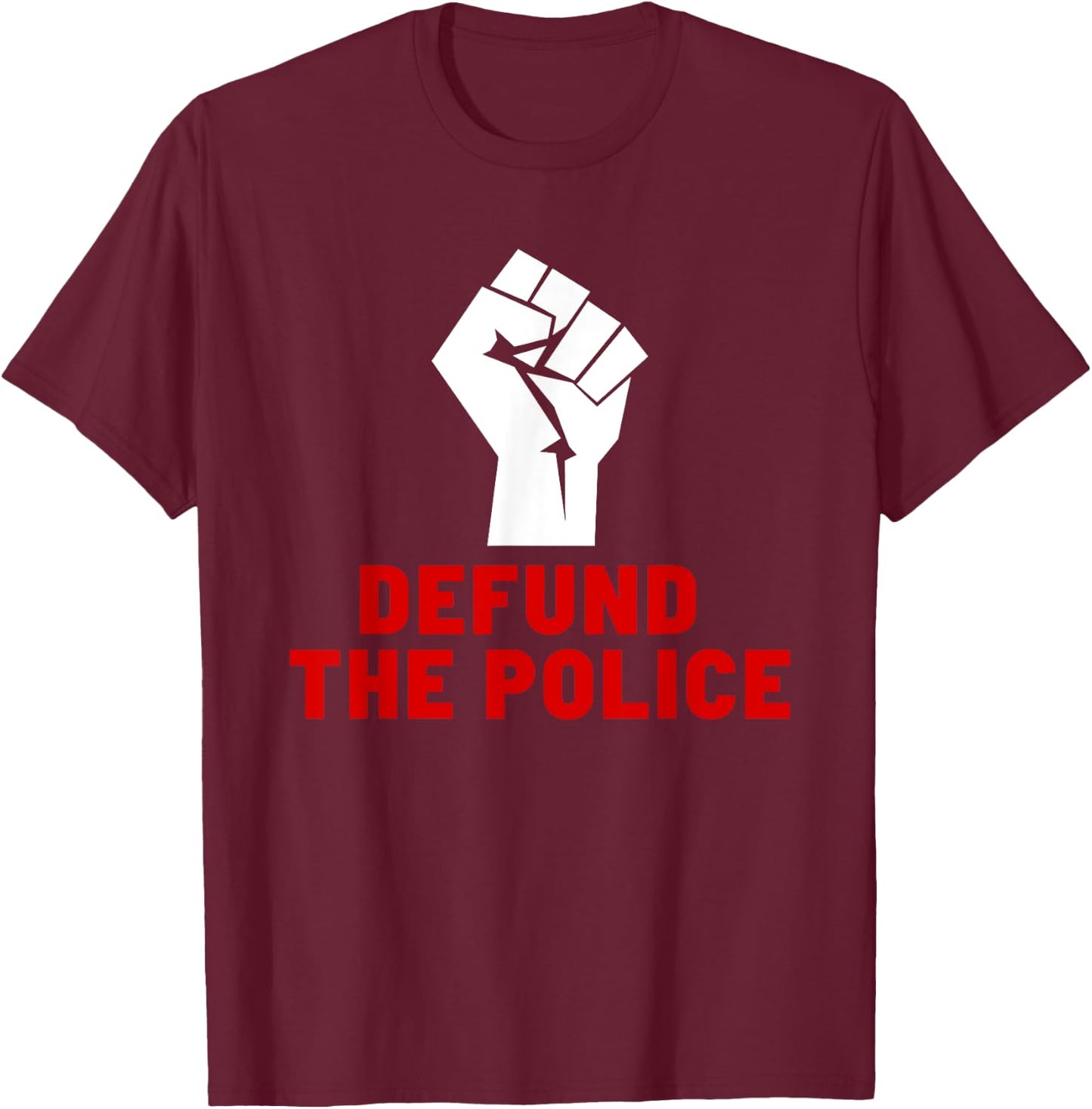 Defuse the Police T-Shirt - T-Shirt | Maroon