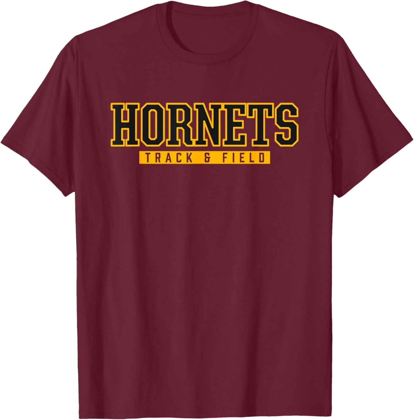 Fulton Hornets Track & Field T-Shirt - T-Shirt | Maroon