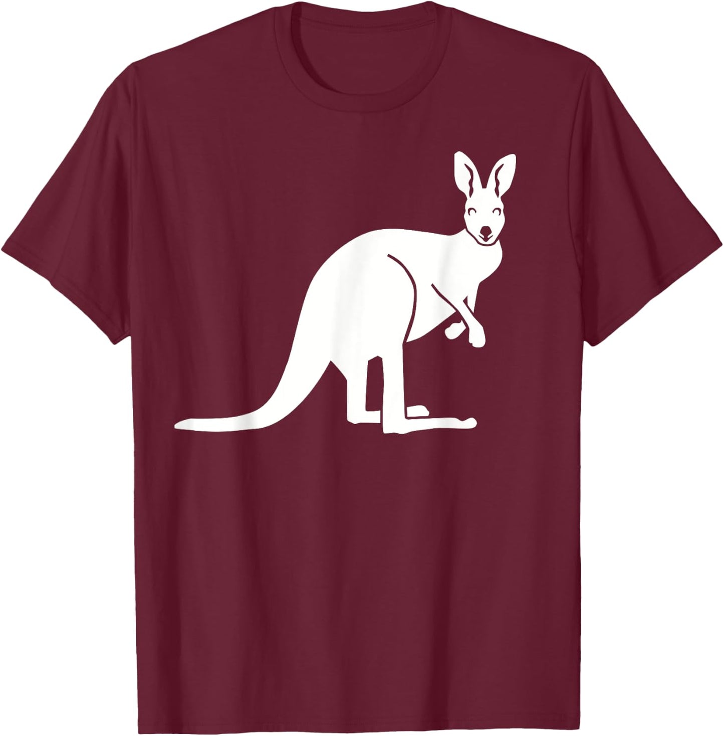 Kangaroo T-Shirt - T-Shirt | Maroon