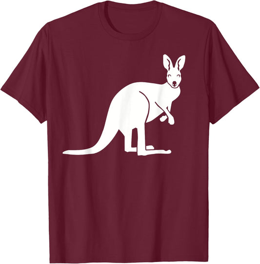Kangaroo T-Shirt - T-Shirt | Maroon