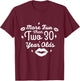 More Fun Than Two 30 Year Olds | Cute 60th Birthday T-Shirt - T-Shirt | Maroon