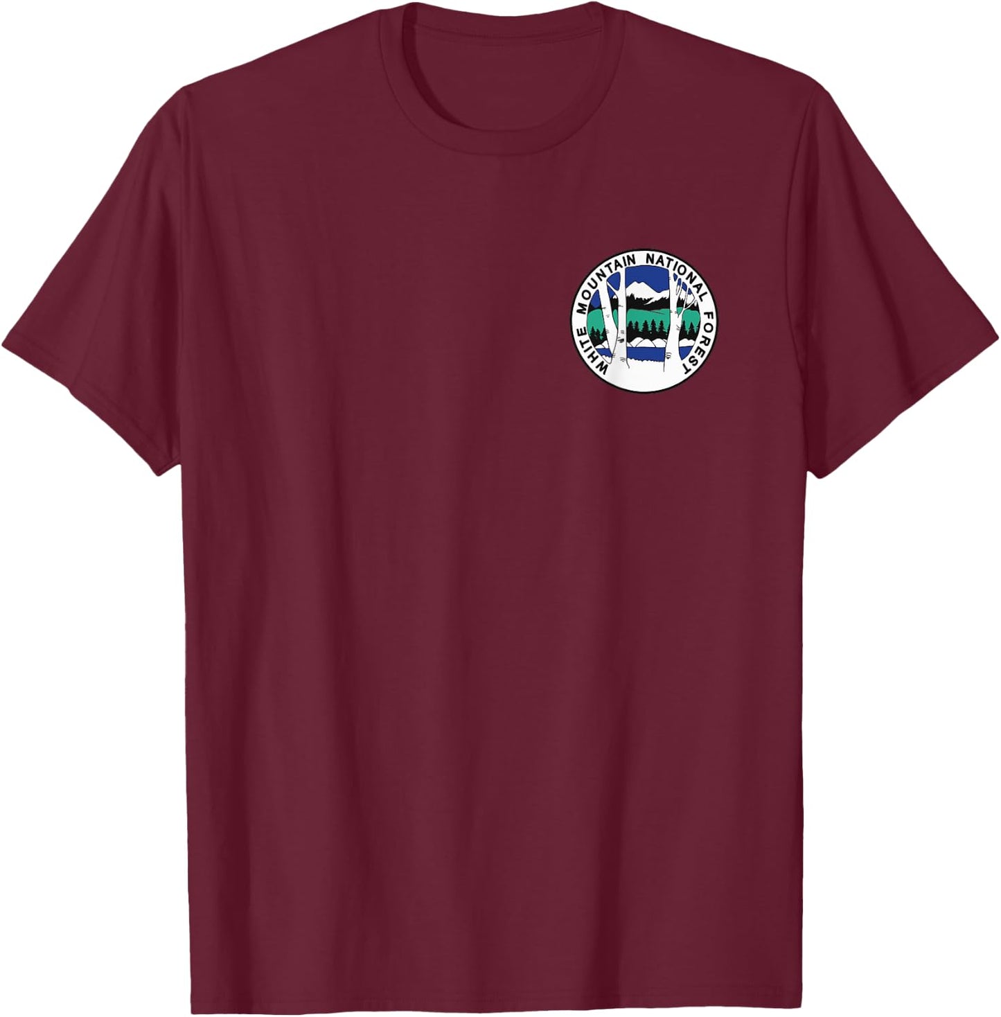 White Mountain National Forest Logo T-Shirt - T-Shirt | Maroon