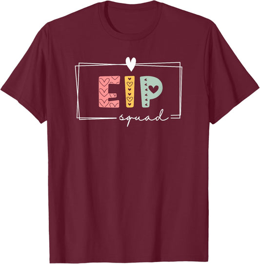Intervention Teacher Team Early Intervention Program Squad Women T-Shirt - T-Shirt | Maroon