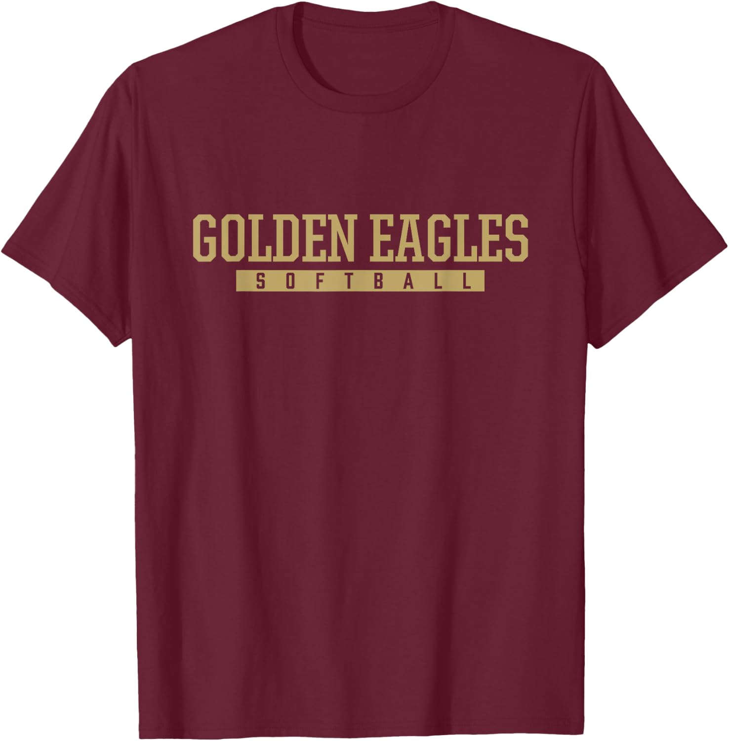 Athens Golden Eagles Softball HS T-Shirt - T-Shirt | Maroon