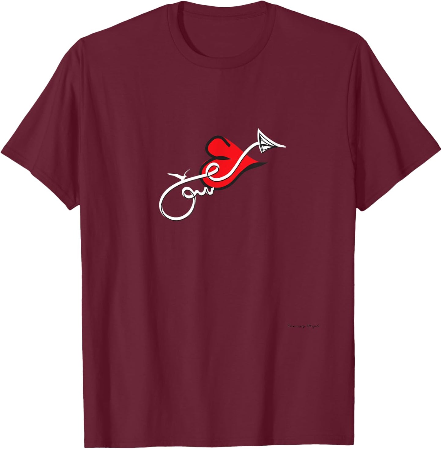 Love (Eshgh) T-Shirt - T-Shirt | Maroon