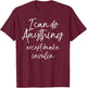 Funny Type 1 Diabetes Diabetic Gift T-Shirt - T-Shirt | Maroon