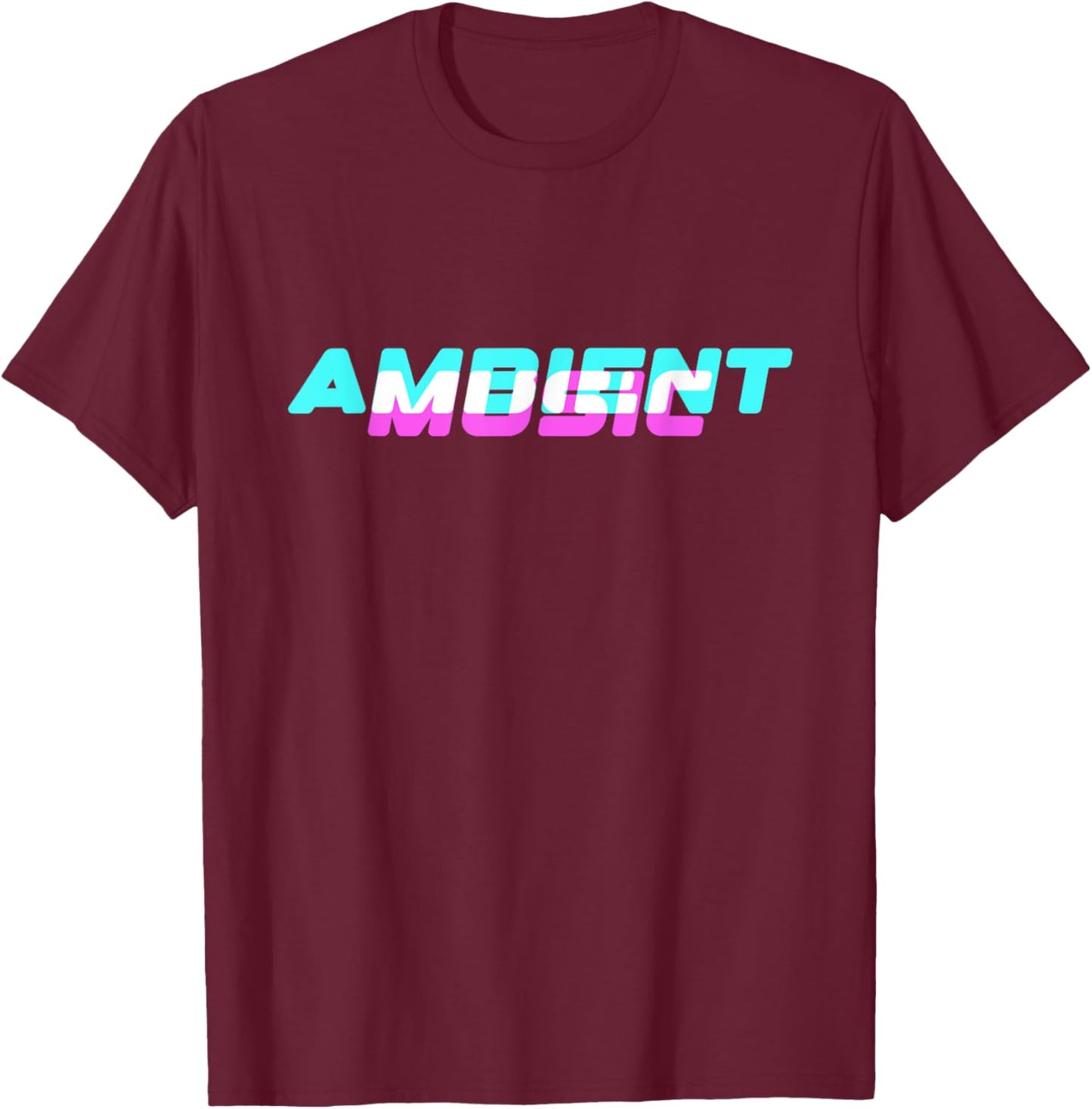 Ambient Music T-Shirt - T-Shirt | Maroon