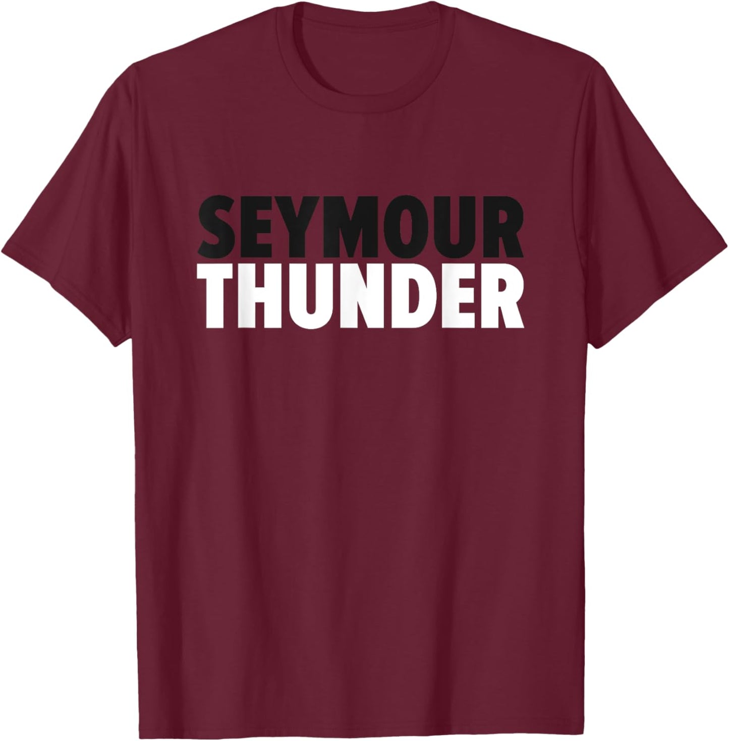 Seymour Thunder Bold T-Shirt - T-Shirt | Maroon