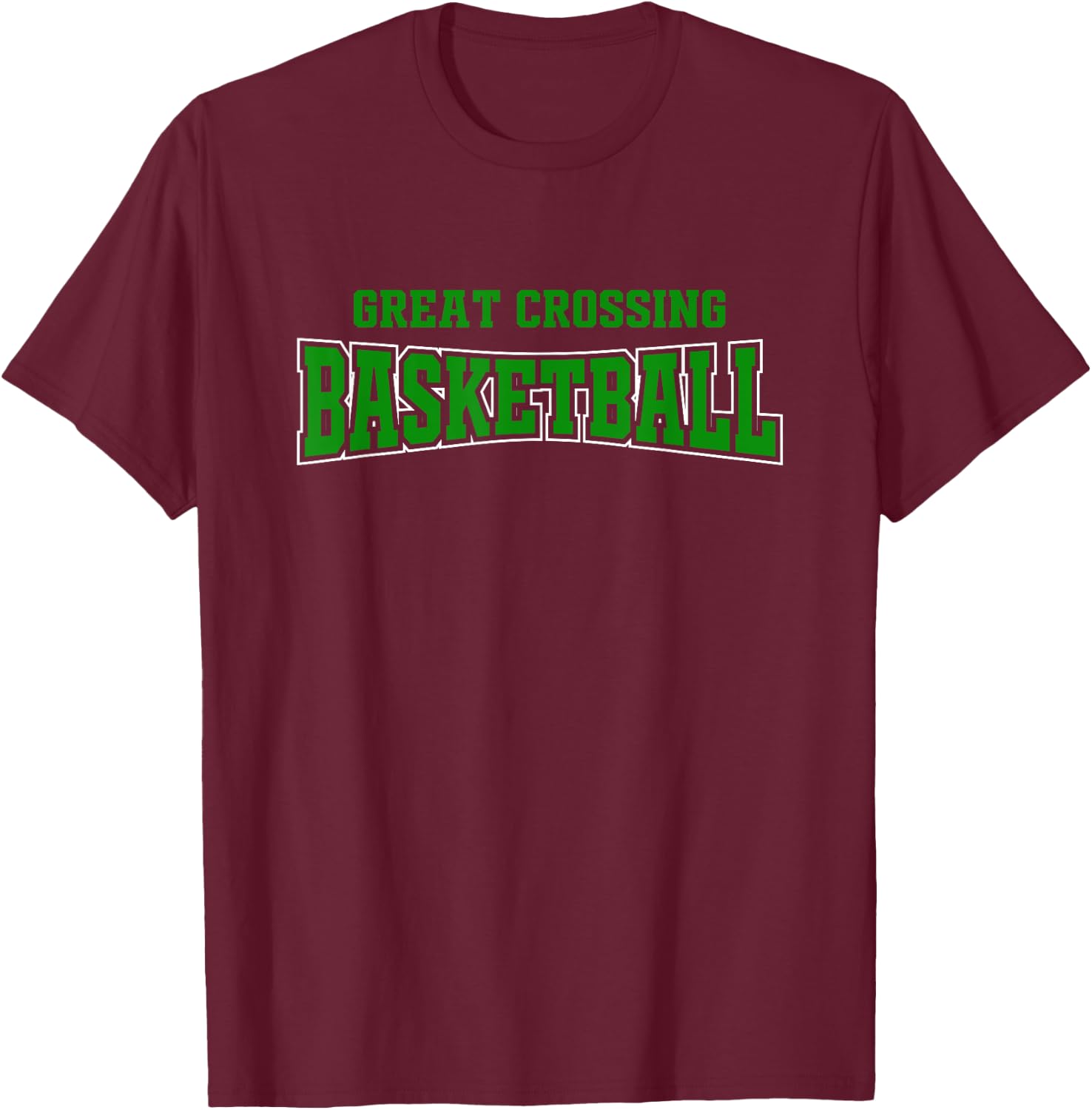 Great Crossing High School Basketball Warp HS T-Shirt - T-Shirt | Maroon