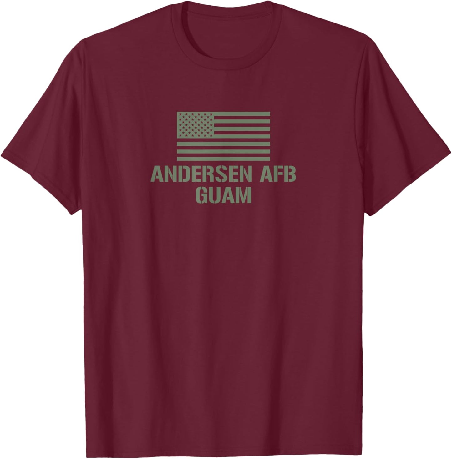Andersen AFB T-Shirt - T-Shirt | Maroon