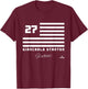 Giancarlo Stanton Flag Name T-Shirt - T-Shirt | Maroon