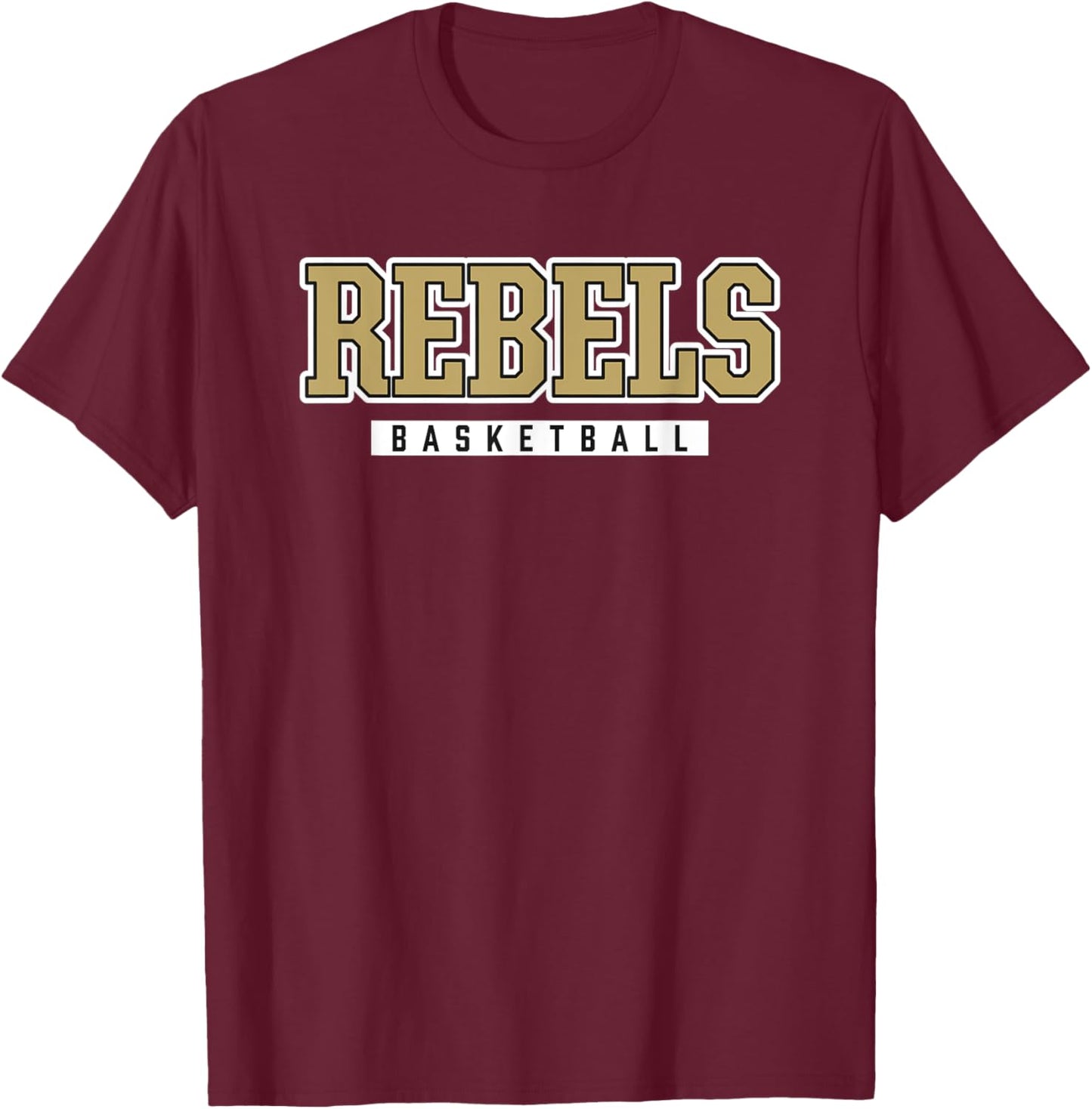 Rebels Basketball Boyle County High School T-Shirt - T-Shirt | Maroon