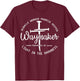 Waymaker Promise Keeper Miracle Worker Christian T-Shirt - T-Shirt | Maroon