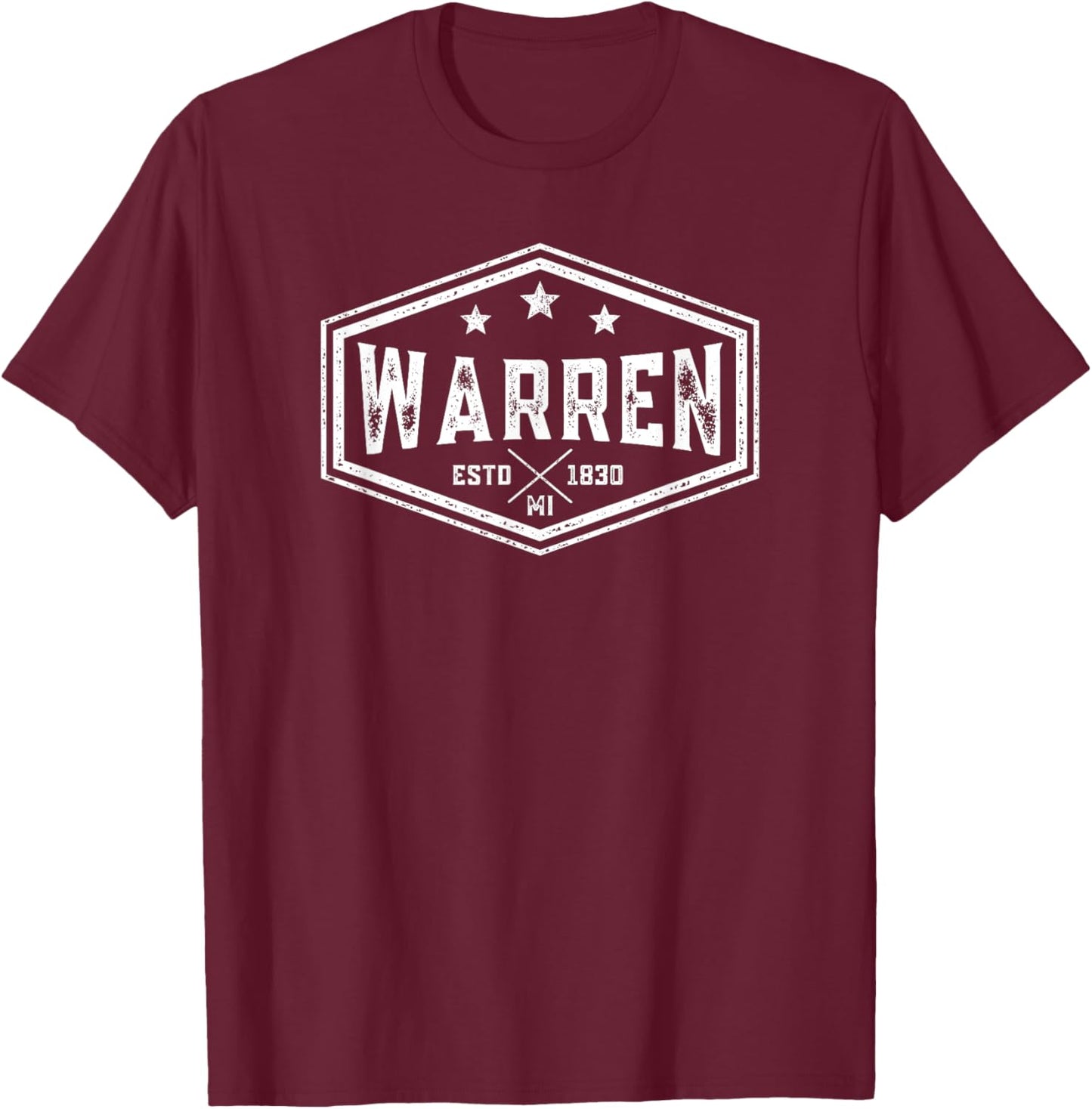 Warren T-Shirt - T-Shirt | Maroon