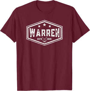 Warren T-Shirt - T-Shirt | Maroon