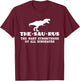 Funny Thesaurus Dinosaur Grammar Librarian Vocabulary T-Shirt - T-Shirt | Maroon