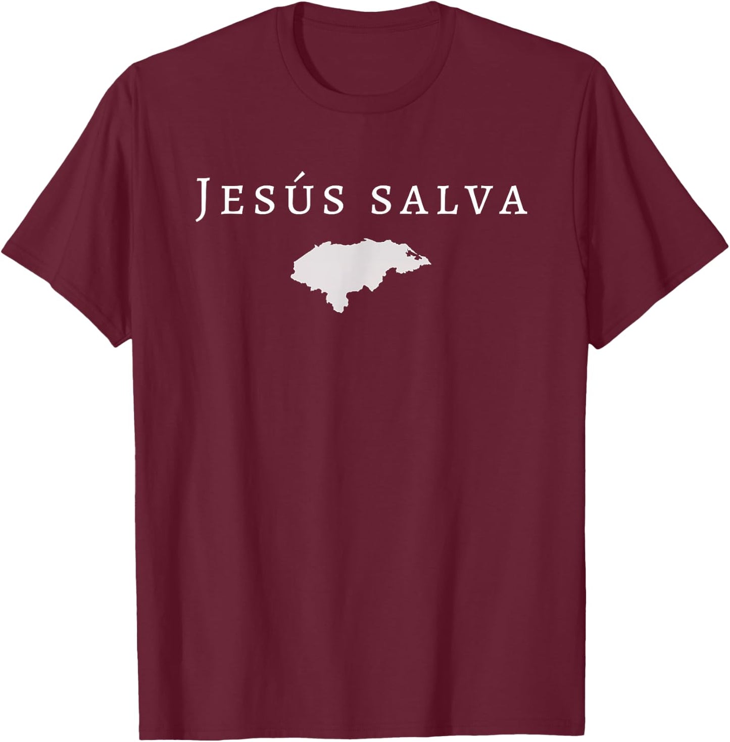 Jesus Salva Honduras Jesus Saves Mission Trip Ministry T-Shirt - T-Shirt | Maroon