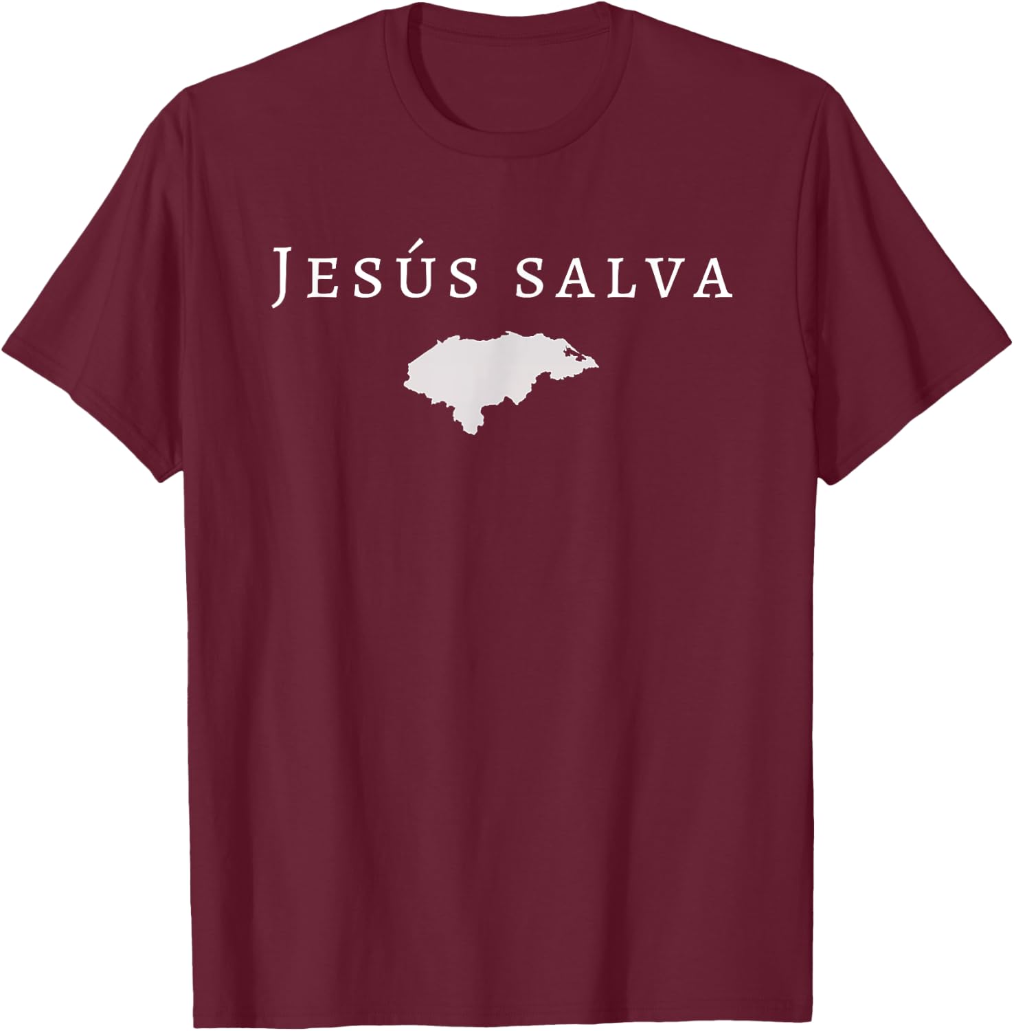 Jesus Salva Honduras Jesus Saves Mission Trip Ministry T-Shirt - T-Shirt | Maroon